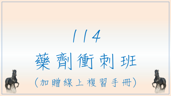 113-2-藥劑衝刺班